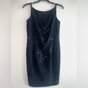 Vintage, Embroidered, Little Black Dress.